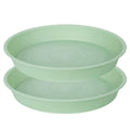 Bleuhome 2 Pack of Bird Bath Bowl 12", 1.6" Depth, 10 12 inch Birdbath Bowls Dish Only for The Garden, Large Plant Saucer (12", Chocolate)