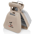 DogBuddy Pooper Scooper, Portable Dog Pooper Scooper, Poop Scooper for Small and Large Dogs, Pooper Scooper with Bag Attachment, Leash Clip and Dog Waste Bags Included (Large, Taupe)