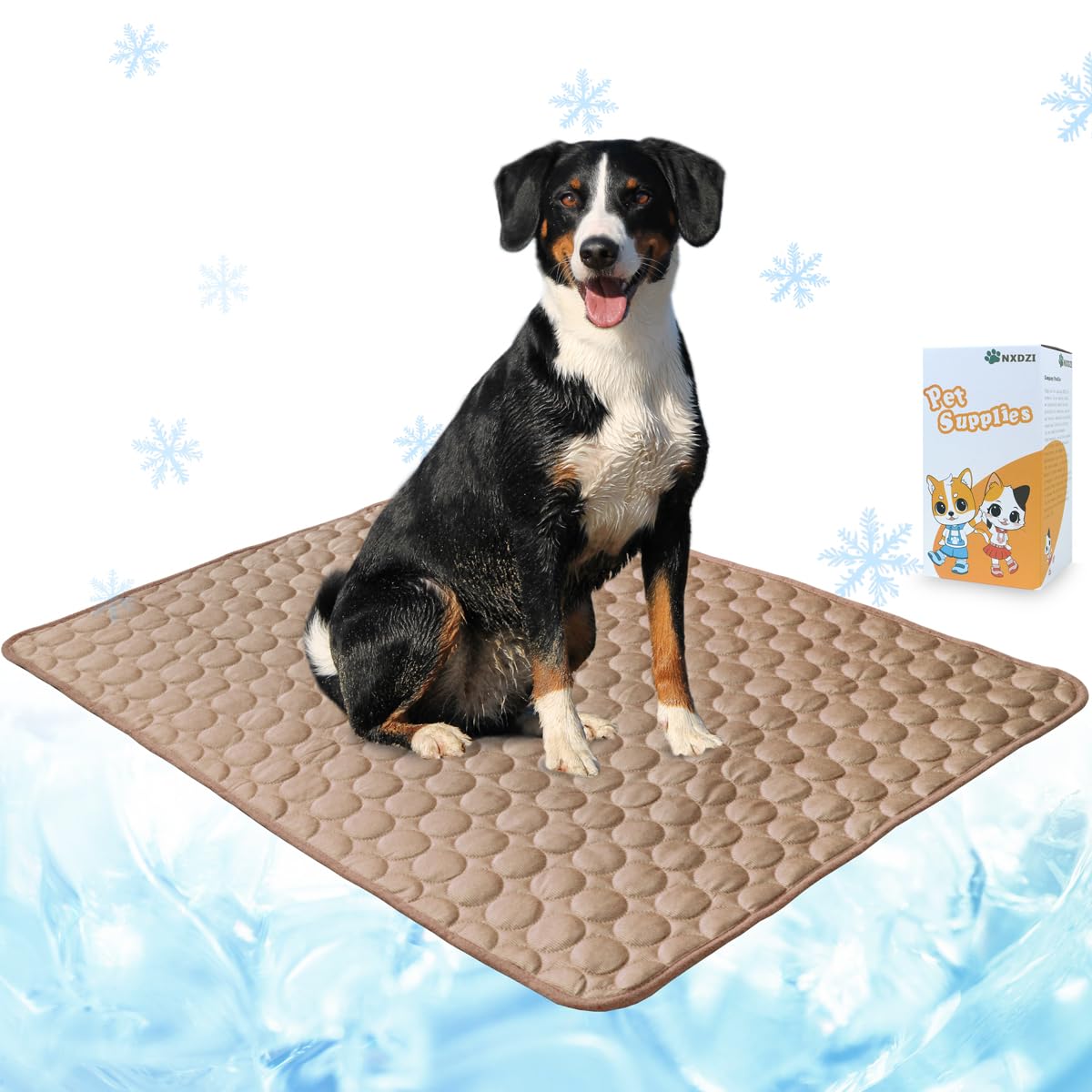 NXDZI Dog Cooling Mat for Dogs, Pet Cooling Pad Bed for Dog Easy Washable for All Types of Pets and Perfect for Both Indoor and Outdoor Use, Including Car Seats 40" x 28"