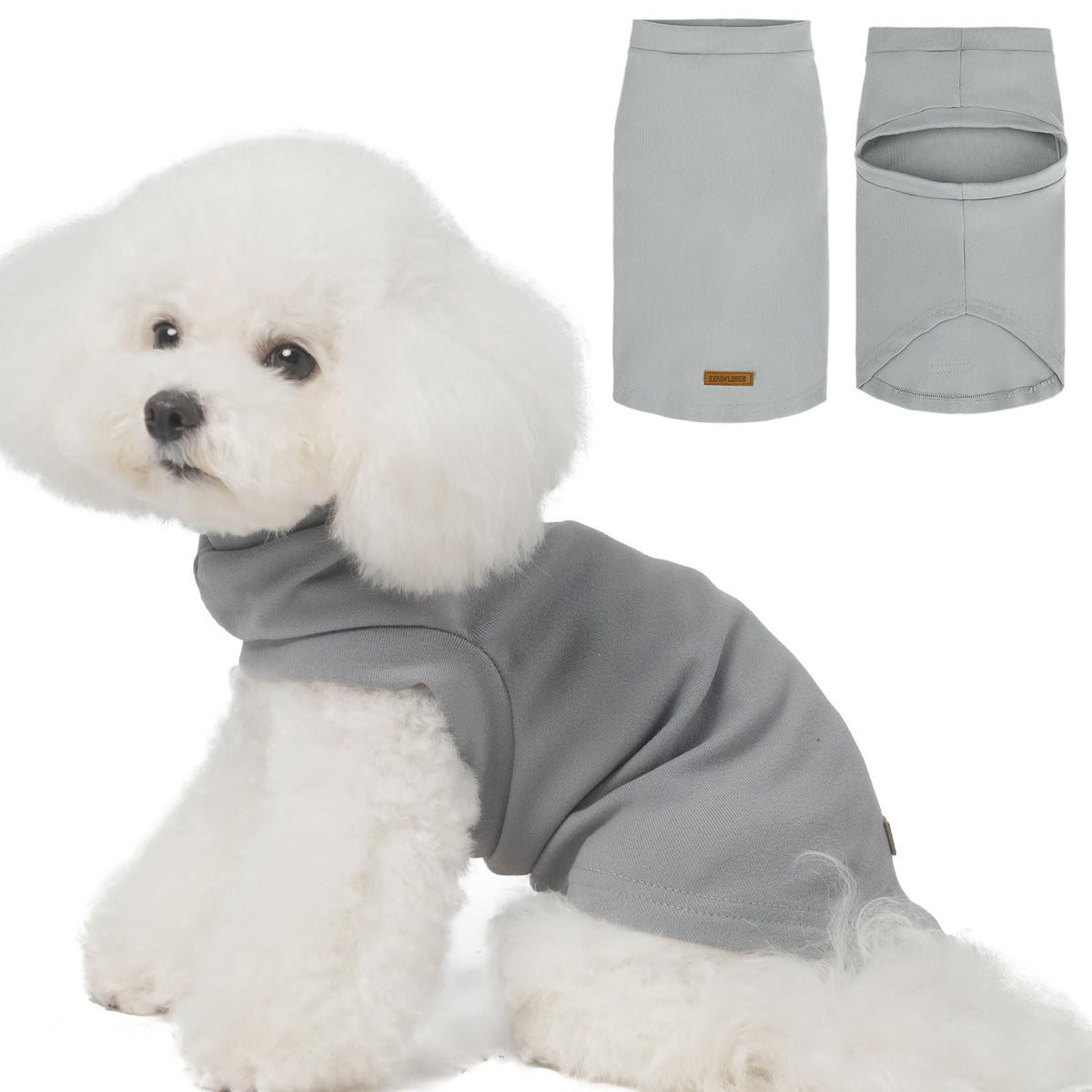 EXPAWLORER Cat Sweater Warm Fleece Pet Clothes for Cats Only