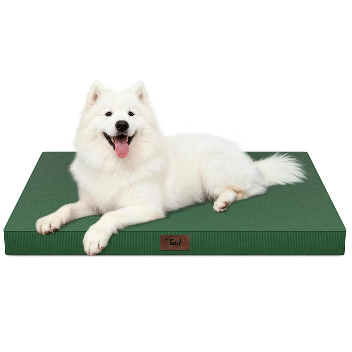 Tail Stories Large Waterproof Orthopedic Dog Bed with Egg Crate Foam