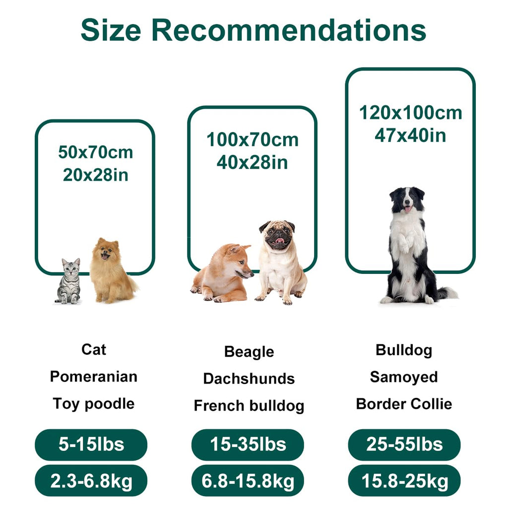 Onarway Dog Blanket Washable for Puppy: 4 Packs Dog Blankets 40”x28”