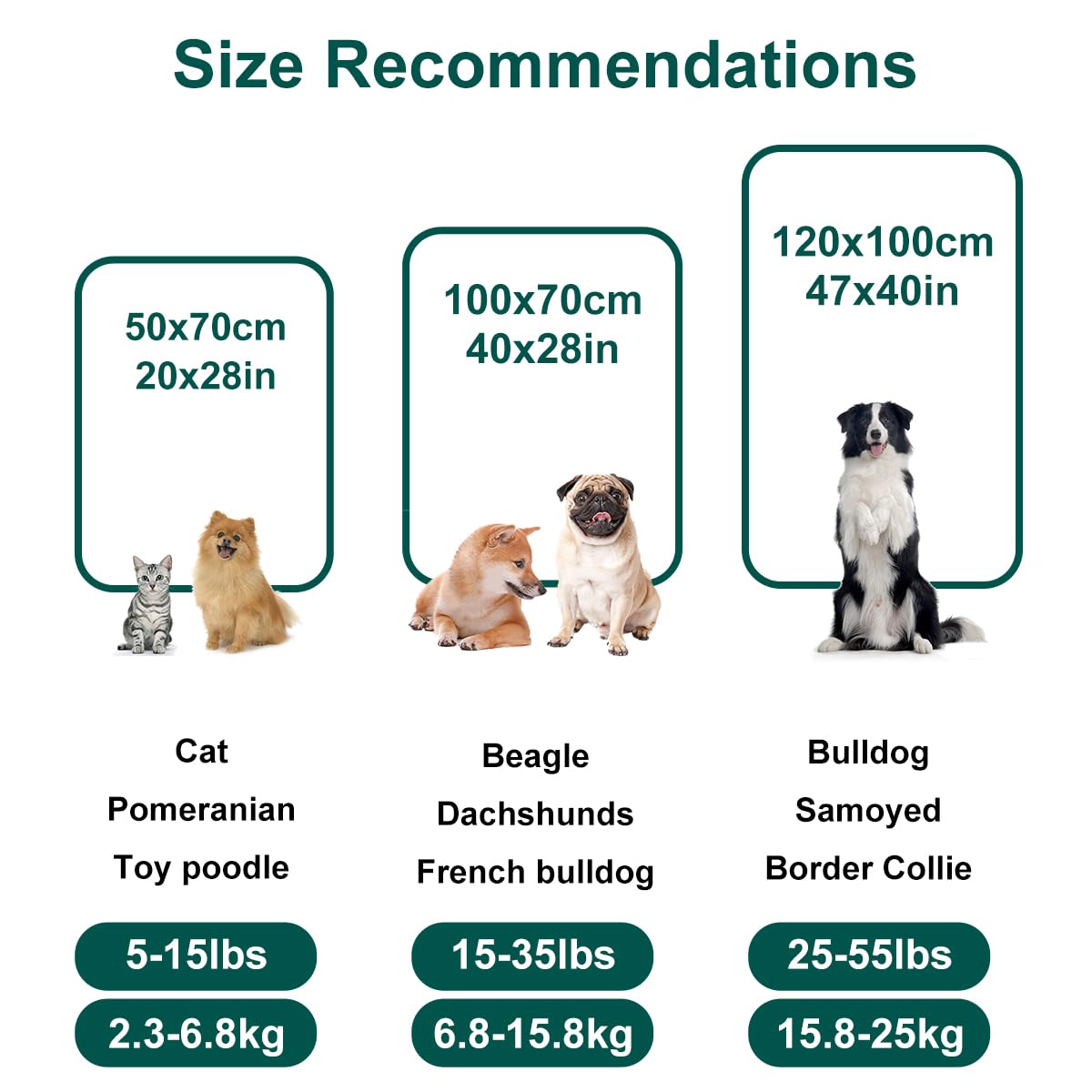 Onarway Dog Blanket Washable for Puppy: 4 Packs Dog Blankets 40”x28”