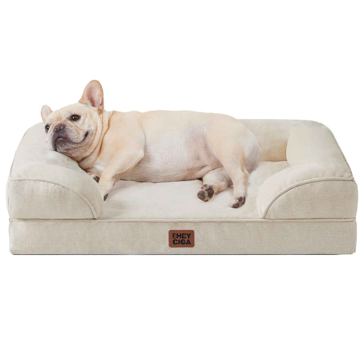 EHEYCIGA Orthopedic Small Dog Bed, Waterproof Memory Foam Washable Pet Beds
