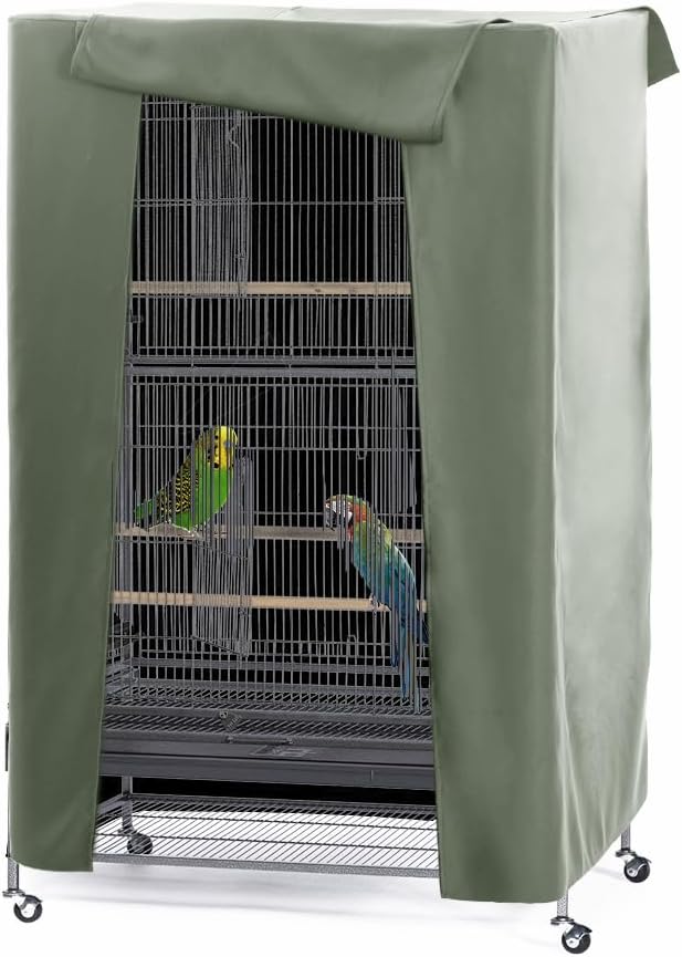 PONY DANCE Pets Product Universal Birdcage Cover Blackout & Breathable Birdcage Cover for Pets' Good Night, Large