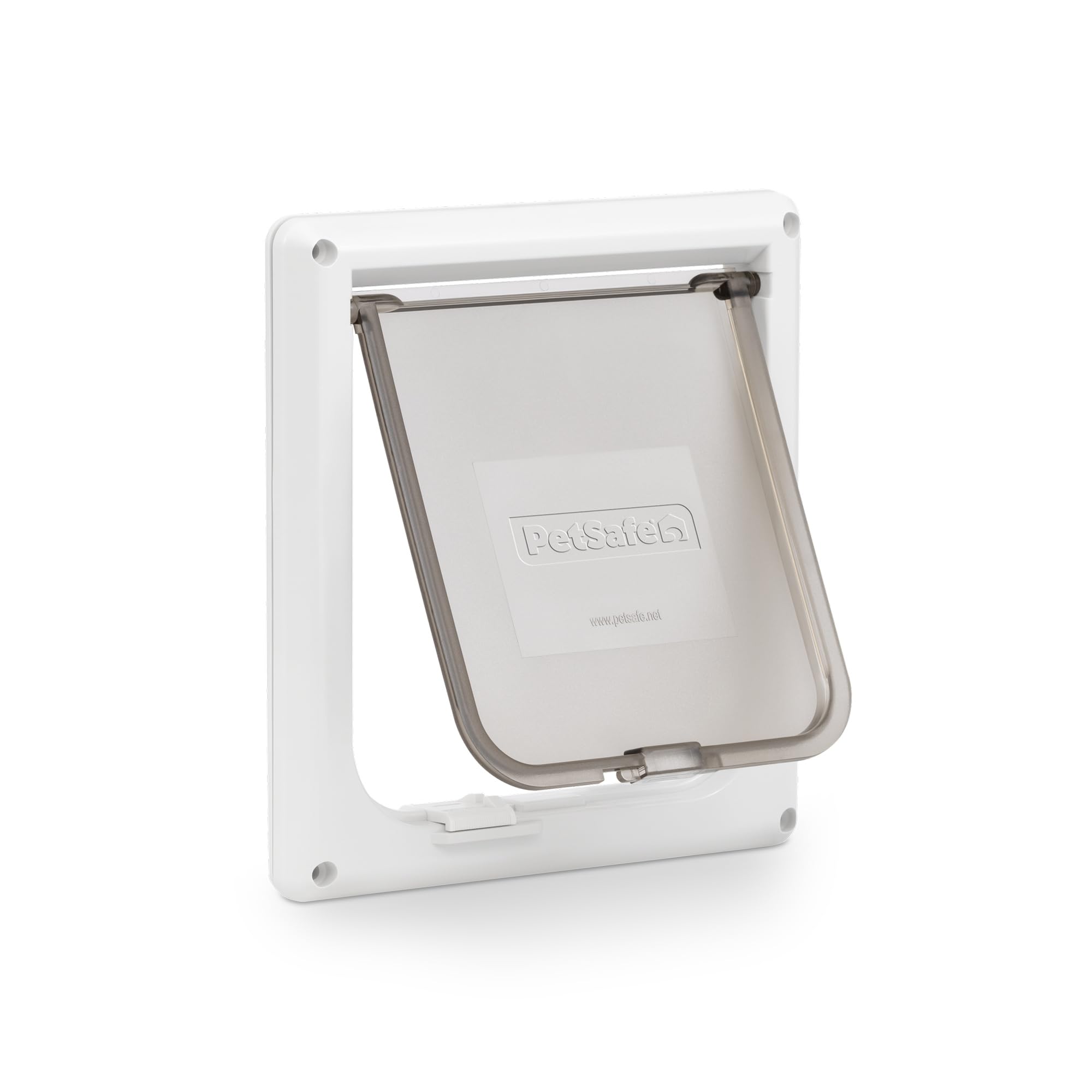 PetSafe Interior Cat Door, 2-Way Lock, White, Cats up to 15 lb