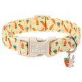 Babole Pet Easter Dog Collar for Giant Large Dogs - Cute Carrot Bunny Easter Collars for Boy Girl Dogs, Lightweight Adjustable Yellow Cartoon Holiday Dog Collar XL