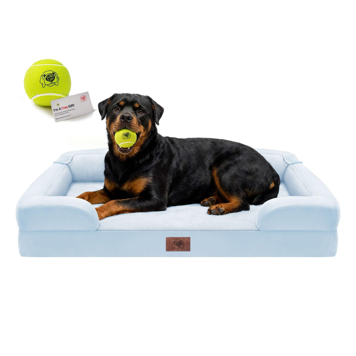 Song Puppy Waterproof Orthopedic Dog Bed for Extra Large Sized Dogs