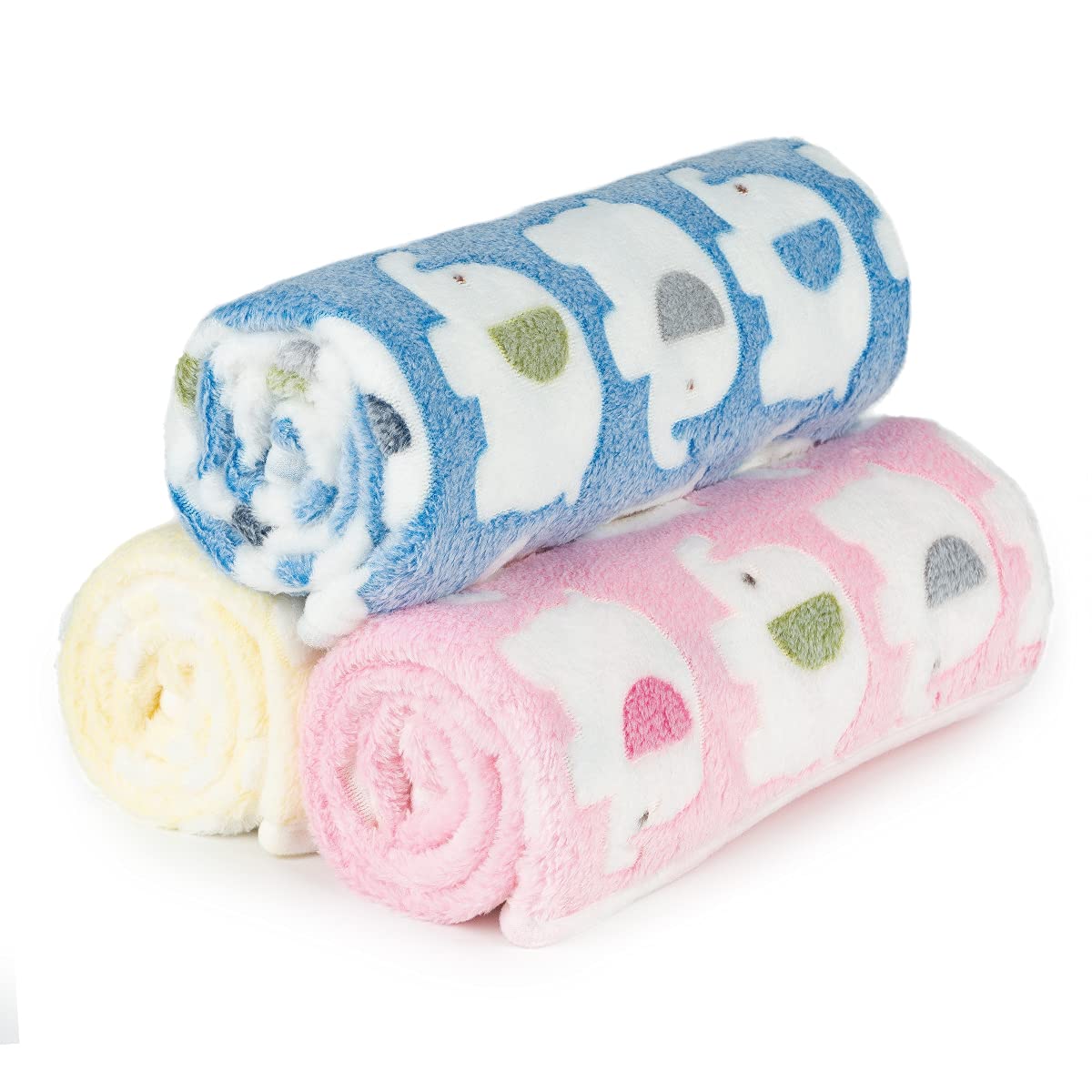 Dono 1 Pack 3 Dog Blankets, Soft Fluffy Fleece Pet Blanket Warm Sleep Mat Paw Print Design Puppy Kitten Throw Blanket Doggy Mat, Blanket for Dogs