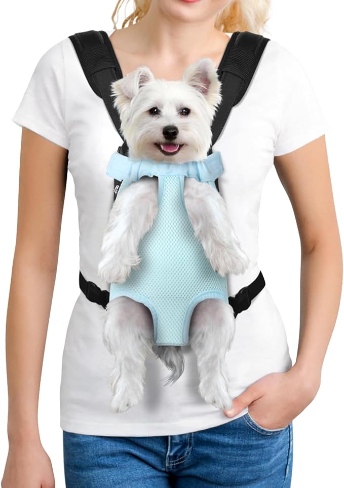 YUDODO Pet Dog Carrier Backpack Adjustable Front Carrier for Small Dog Cat