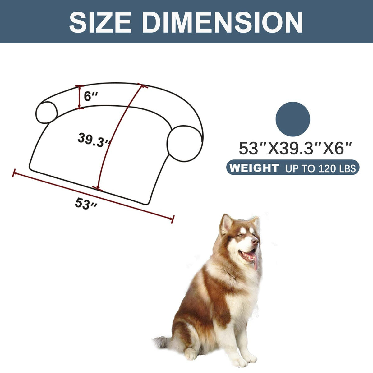 Tinaco Calming Dogs/Cats Bed Mats, Dog Pad Washable Removable Couch Cover, Plush Long Fur Mat for Pets, Waterproof, Perfect for Small, Medium and Large Dogs and Cats (Desert Brown, 45"x37"x 6.0")