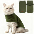EXPAWLORER Cat Sweater Warm Fleece Pet Clothes for Cats Only