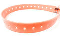 Replacement GPS eCollar with Adjustable Bungee, Multi-Hole Design, and Secure Toggle Closure for Small Dogs (Neon Orange, Small Neck)