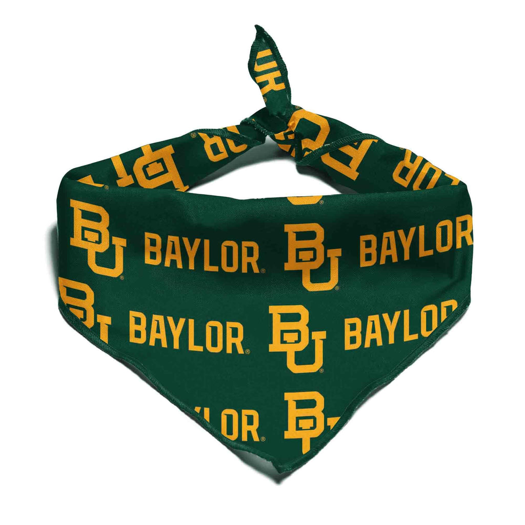 Baylor Bears Officially Licensed Bandana for Dogs and Cats | Fits Pets Great Gift Idea | Easy-to-Tie (Large, 28")
