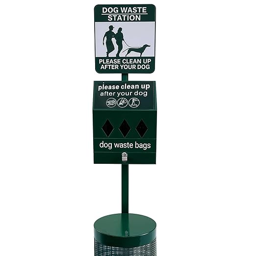 Jwevvie Dog Waste Station, Commercial Dog Poop Station