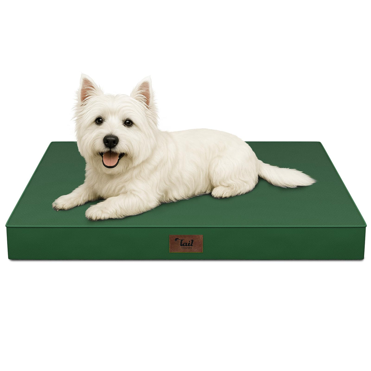 Tail Stories Waterproof Orthopedic Dog Crate Bed for Small Dogs & Cats