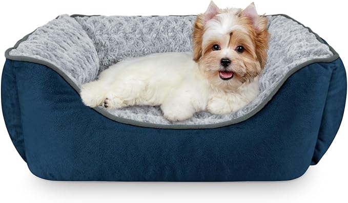 JOEJOY Rectangle Dog Bed for Large Medium Small Dogs - Washable Orthopedic Sofa Bed, Soft Breathable Puppy & Pet Cuddler, Durable Calming Dog Bed with Anti-Slip Bottom, Multiple Sizes