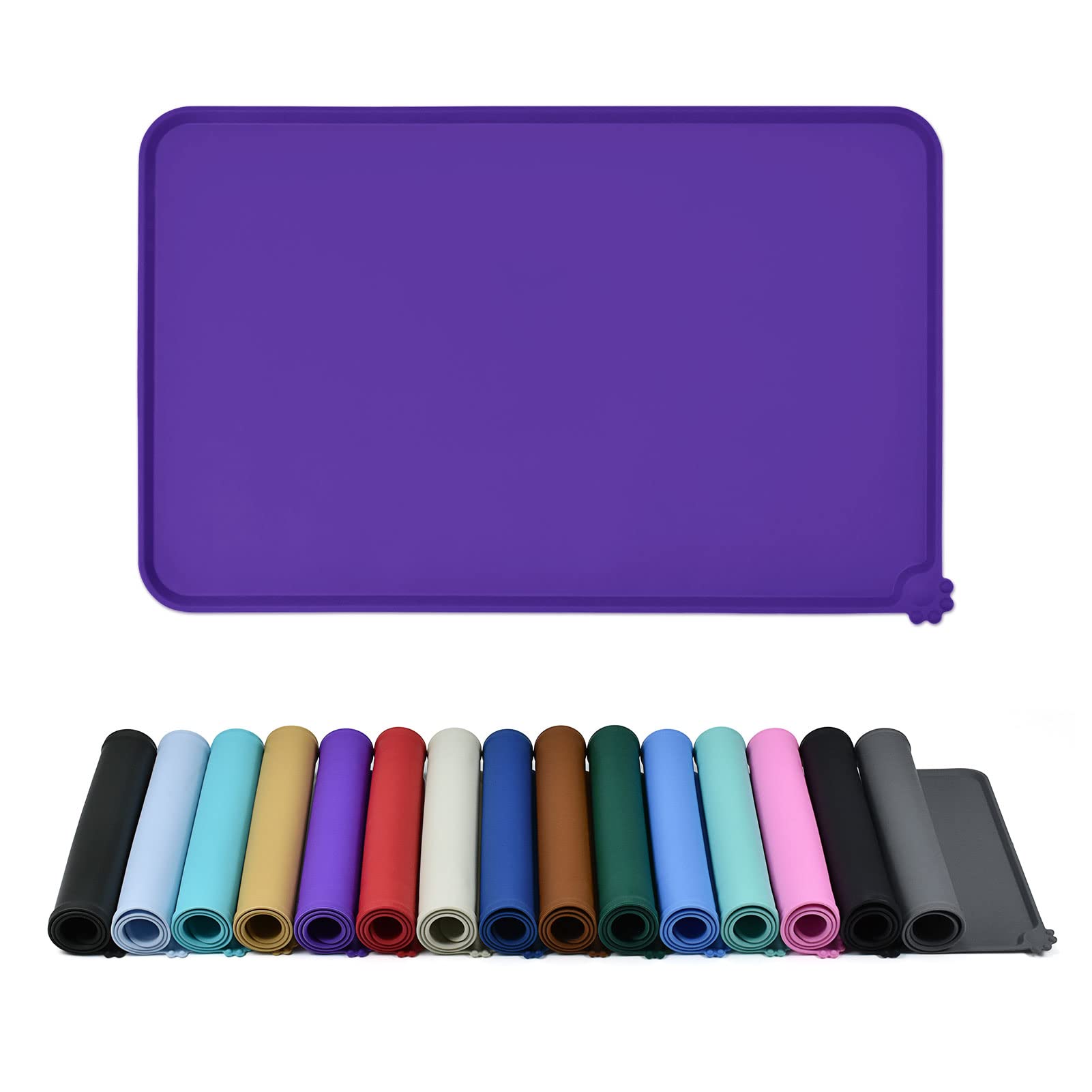 Reopet Silicone Pet Feeding Mat - Waterproof & Non-Slip Dog Cat Placemat