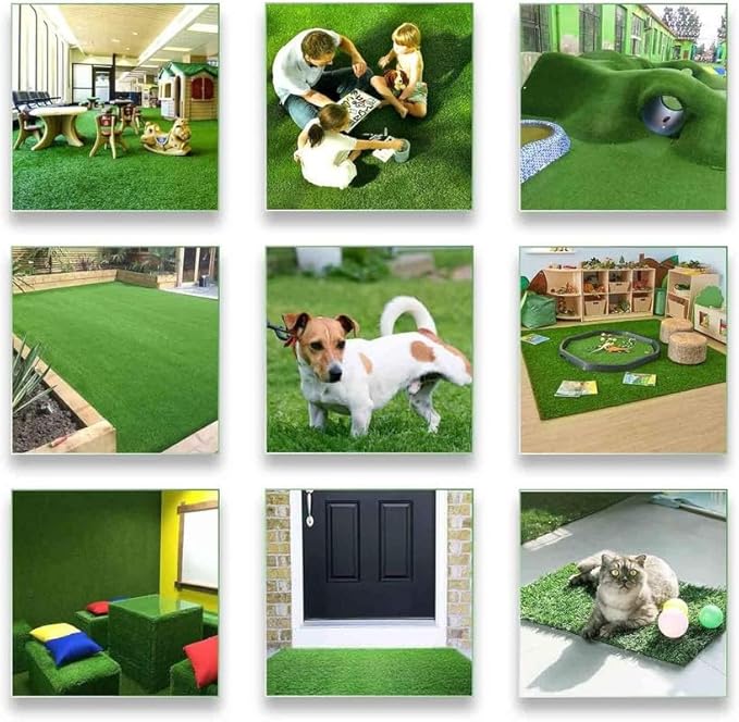 ALTRUISTIC Artificial Grass 1FTX78FT(78 Square Feet), Realistic Fake Grass Deluxe Turf Synthetic Thick Lawn Pet Turf, 1 3/8” Height, Outdoor Decor, Customized