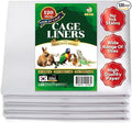 HA SHI Bird Cage Liners, 120 Unscented Newsprint Sheets, 31 x 21.5 in Large