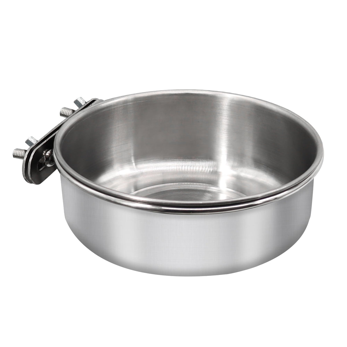 DVHEY Large Bird Feeding Dish Cups with Clamp Holder, 1 Pack