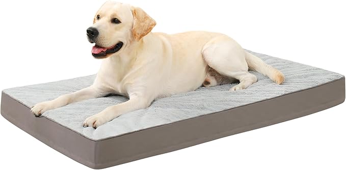 KSIIA Orthopedic Dog Bed for Extra Large Dogs with Waterproof, 47x29