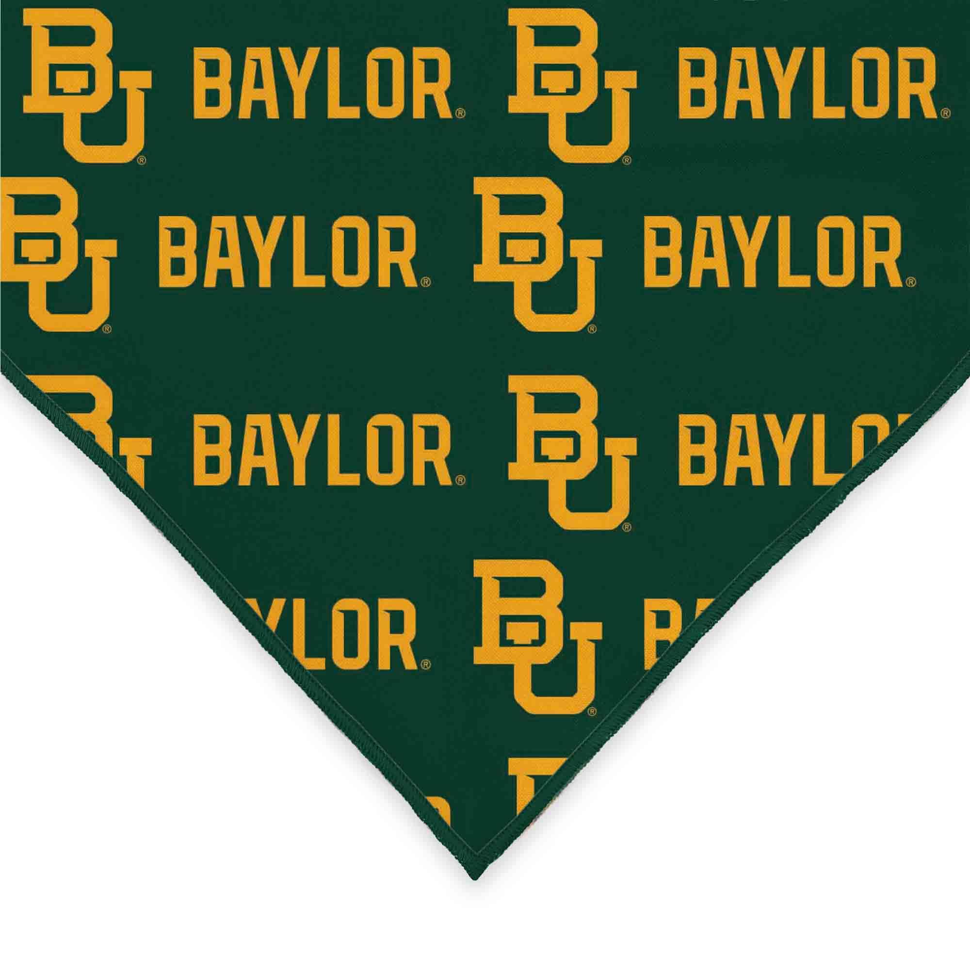 Baylor Bears Officially Licensed Bandana for Dogs and Cats | Fits Pets Great Gift Idea | Easy-to-Tie (Large, 28")