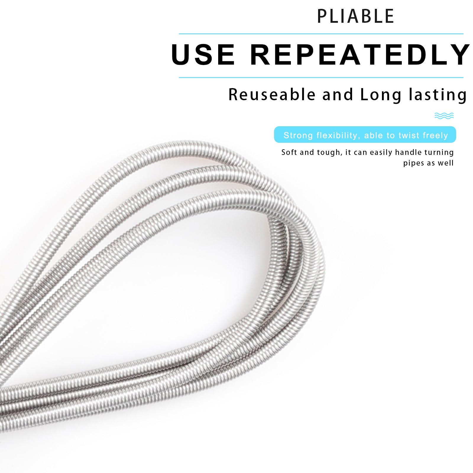 CiaraQ 11-Piece White Tube & Pipe Cleaning Brush Set