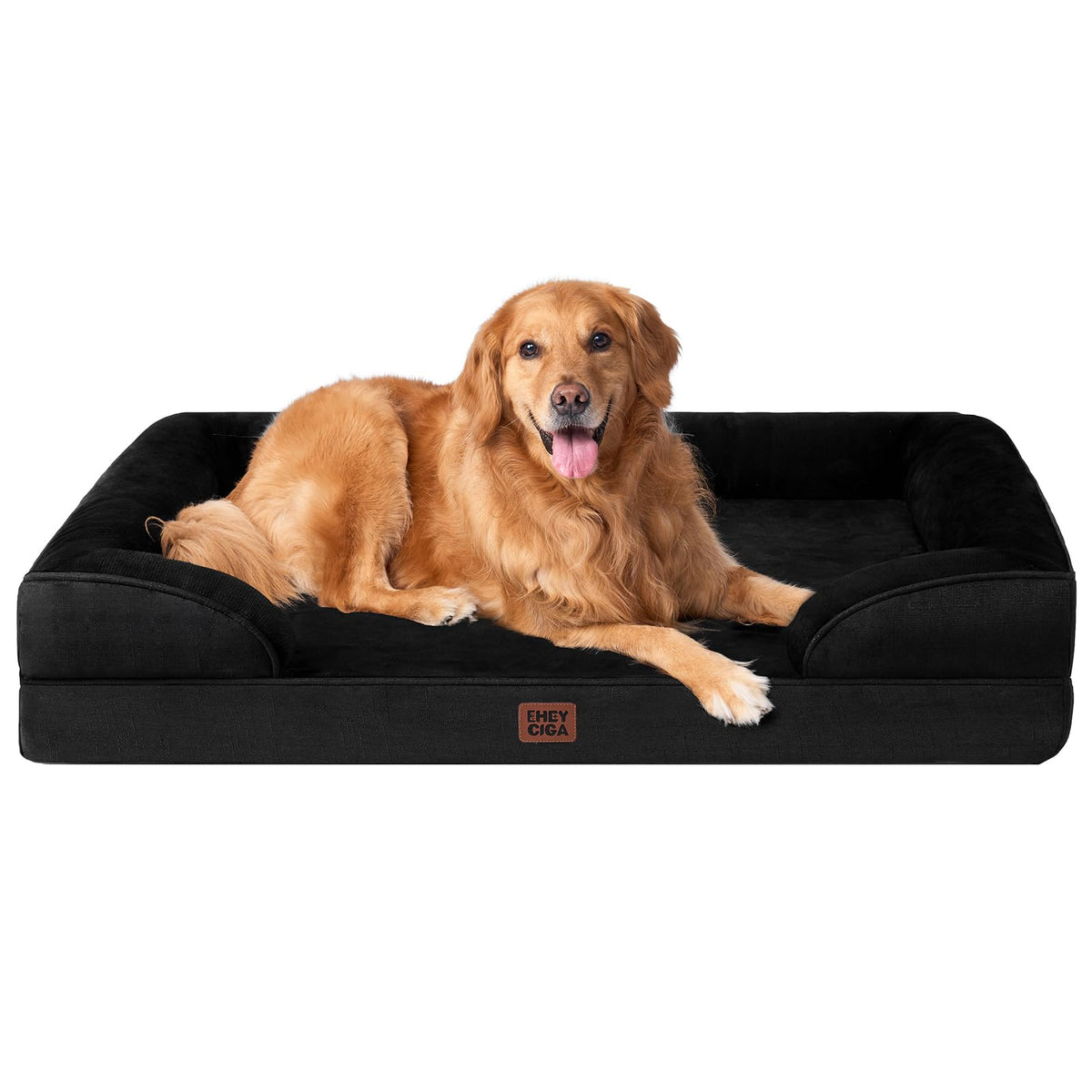 EHEYCIGA Orthopedic Extra Large Dog Bed, Waterproof Washable XL Pet Bed 44"