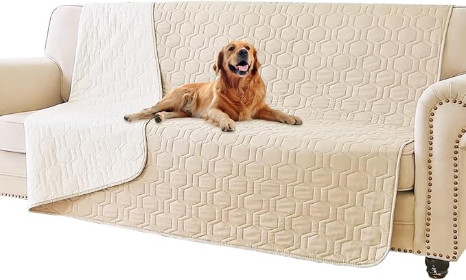 Tcksstex Waterproof and Anti-Slip Dog Bed Cover and Pet Blanket Sofa Pet Bed Mat ，car Incontinence Mattress Protectors Furniture Couch Cover for Most Cats Dogs