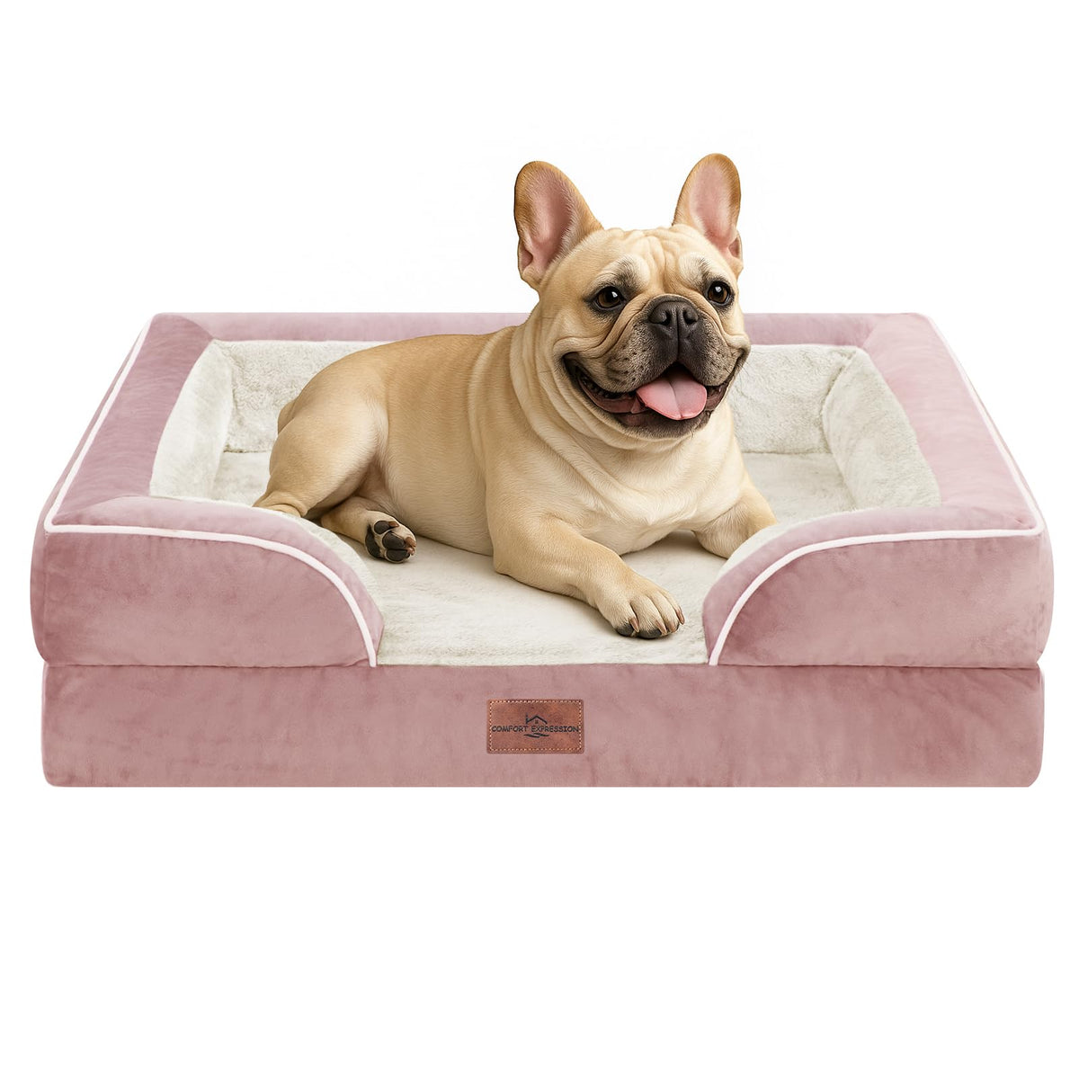 Comfort Expression Waterproof Orthopedic Dog Bed for Medium Size Dog