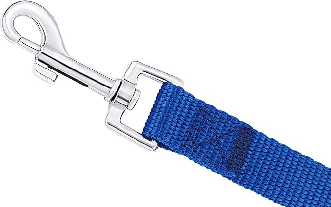 AMAGOOD Dog Leashes Heavy Duty 15ft 20ft 30ft 50ft 100ft Long Leashes-for Training,Tie Out(100Feet x 3/4Inch,Blue)