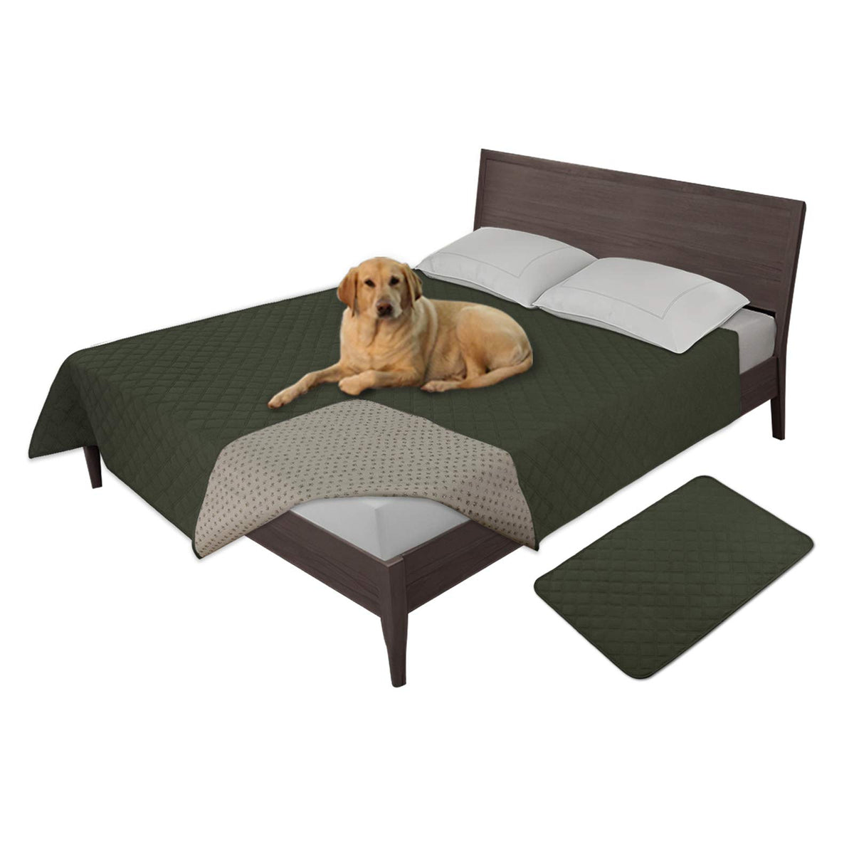 Easy-Going Waterproof Dog Bed Cover, Non-Slip Pet Blanket, 52x82in