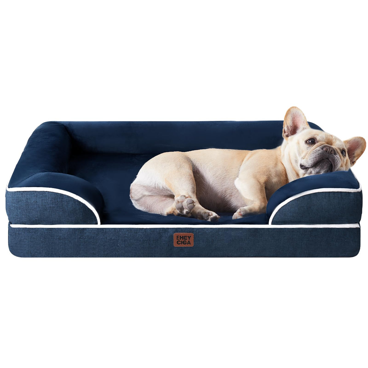 EHEYCIGA Orthopedic Dog Bed Medium Size Dog, Waterproof Washable Pet Beds