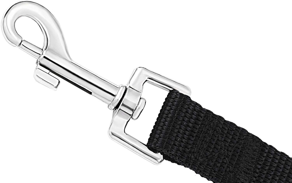 AmaGood Dog Leashes for Small Medium Large Dogs,15 ft 20 ft 30 ft 50 ft Long Dog Leashes for Dog Training,Tie Out,Play,Safety,Camping (20 feet, Black)
