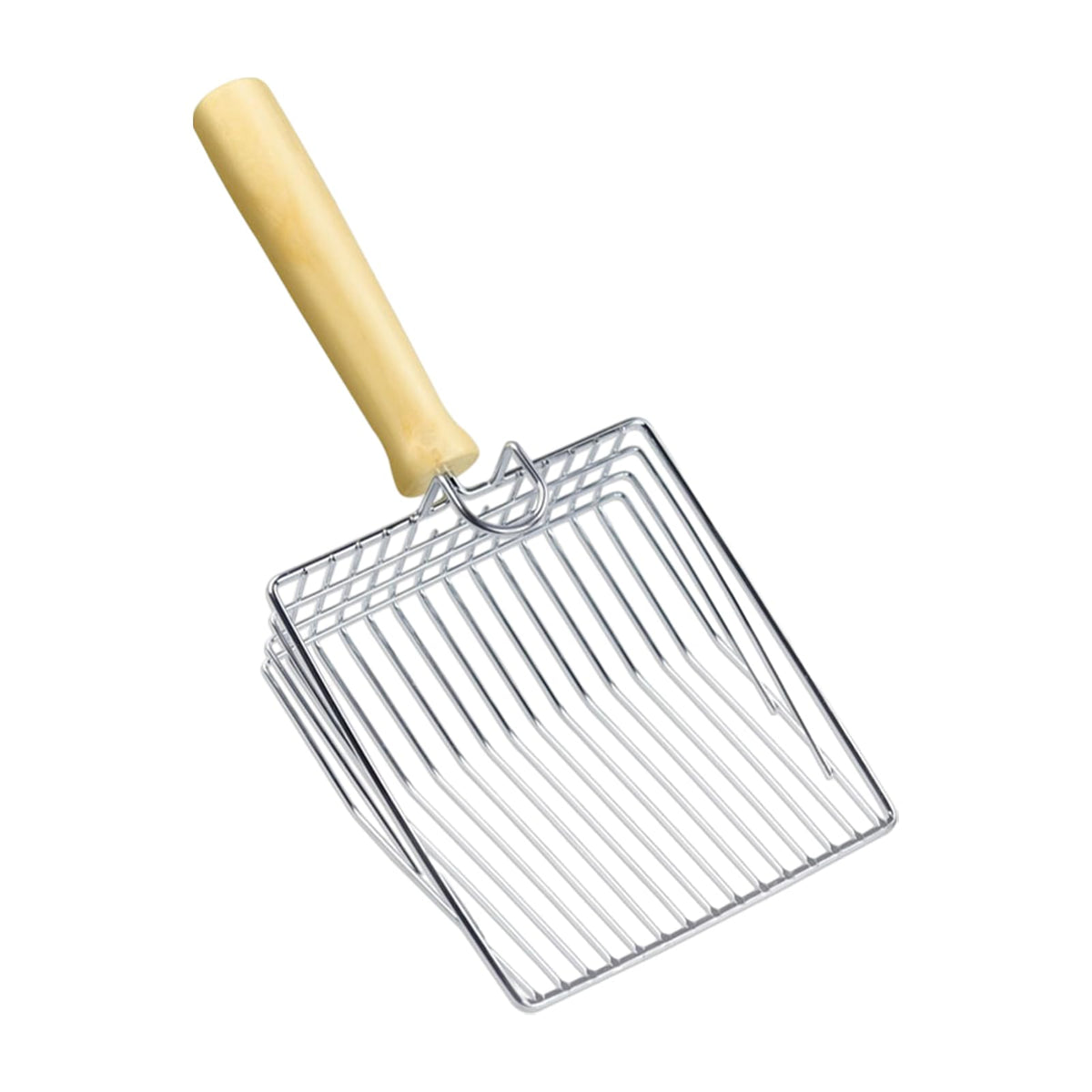 XIHUADOU Cat Litter Scoop, Stainless Steel Metal Mesh Scoop with 7 mm Gaps