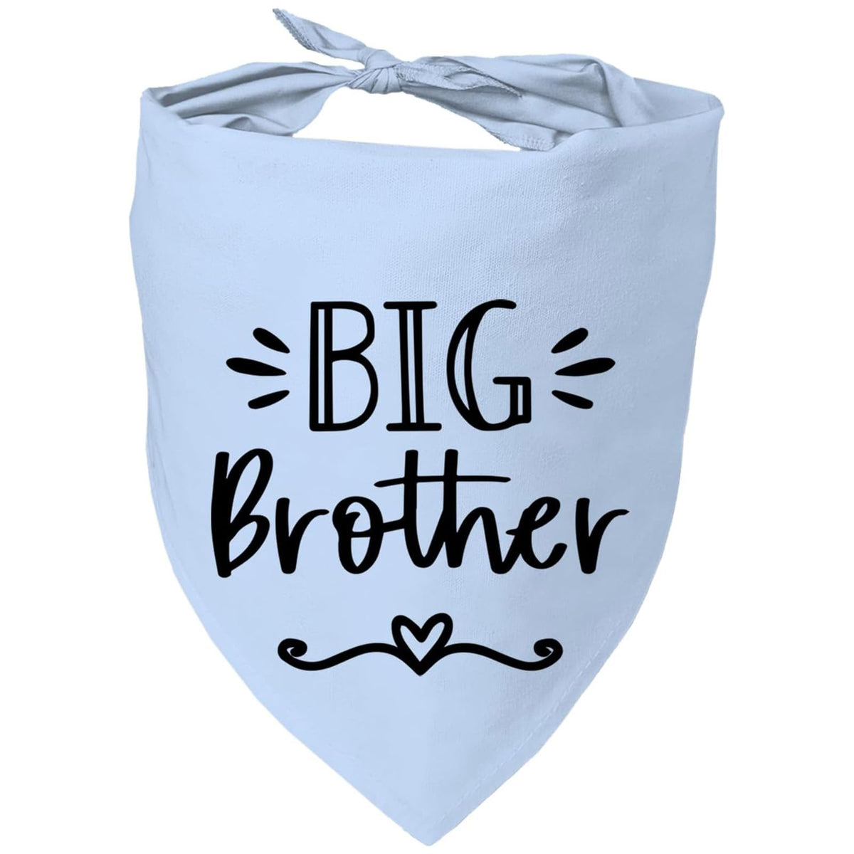 Baby Security Dog Bandana - Pregnancy Reveal Accessory for Dogs (Black)