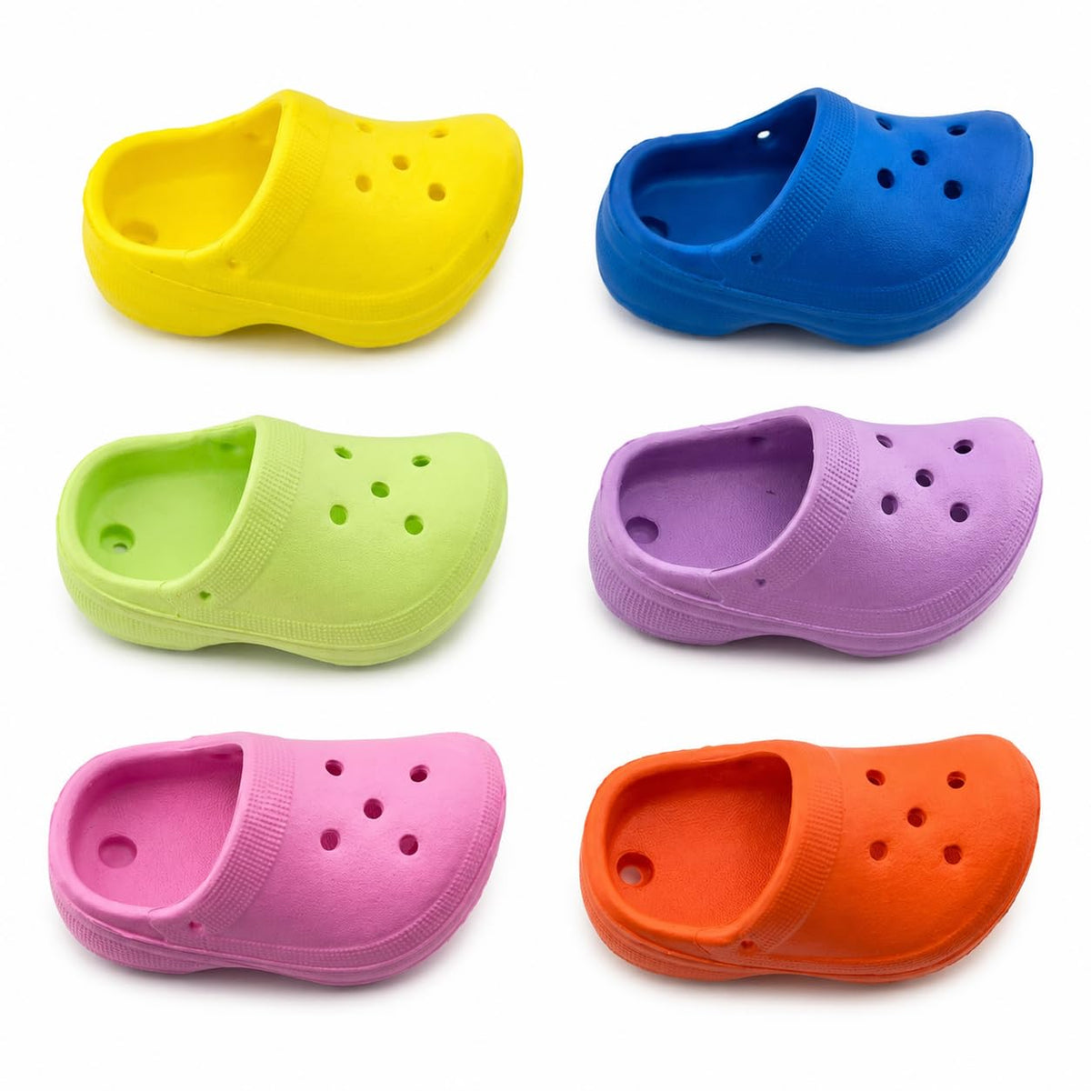 Bonka 2183 PK6 Mini Sandals 3" Soft Bird Foot Toys 6 Pack Chew Toy