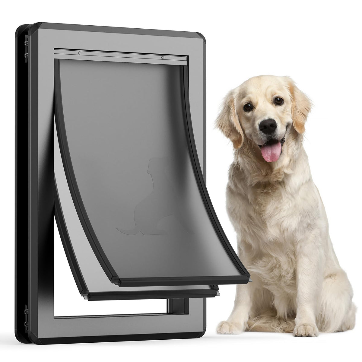 Full Seal-Flaps XL Dog Door for Interior/Exterior Doors