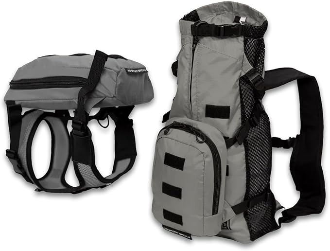 K9 Sport Sack Walk-On - X-Small, Buttercup Yellow - Ideal for Dogs with 9-12” Back Length - Lightweight, Packable, Backpack-Style Carrier - Includes Compatible Harness & Storage Bag