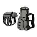 K9 Sport Sack Walk-On - Small, Shark Skin Gray - Ideal for Dogs with 13-16” Back Length - Lightweight, Packable, Backpack-Style Carrier - Includes Compatible Harness & Storage Bag