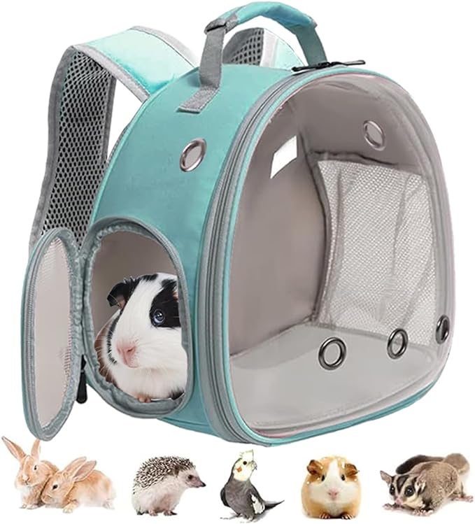 LAIRIES Guinea Pigs Bed Small Animal Bedding Donut-Shaped Burrowing Pet Bed Soft and Warm Hideaway with Spandex and Fleece Bottoms Cozy Carrier, Cage Accessories