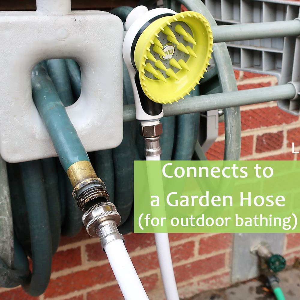 Wondurdog Dog Wash Bathtub Spout Kit, Garden Hose, Pull Up Diverter Only