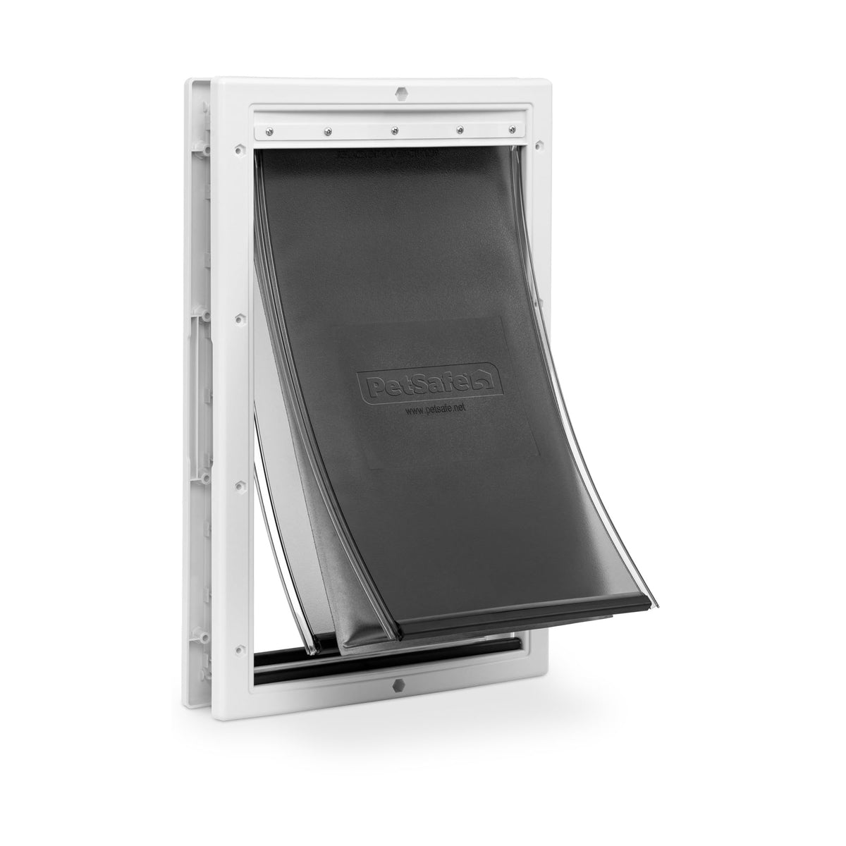 PetSafe Extreme Weather Aluminum Dog Door, 3-Flap Insulated, Medium