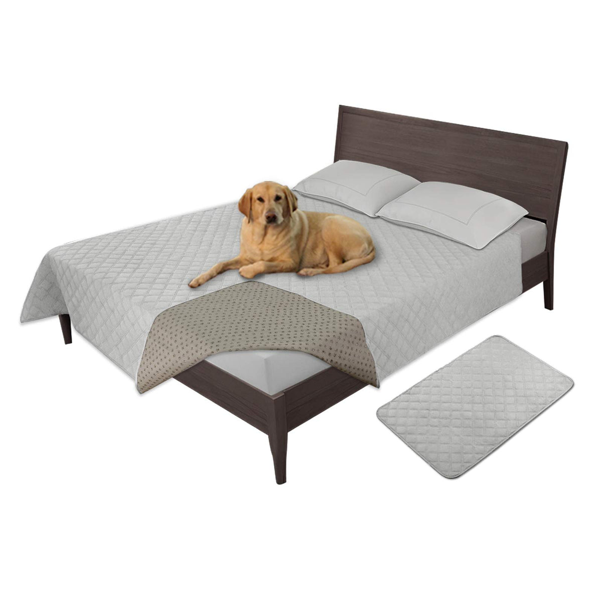 Easy-Going Waterproof Dog Bed Cover, Non-Slip Pet Blanket, 52x82in
