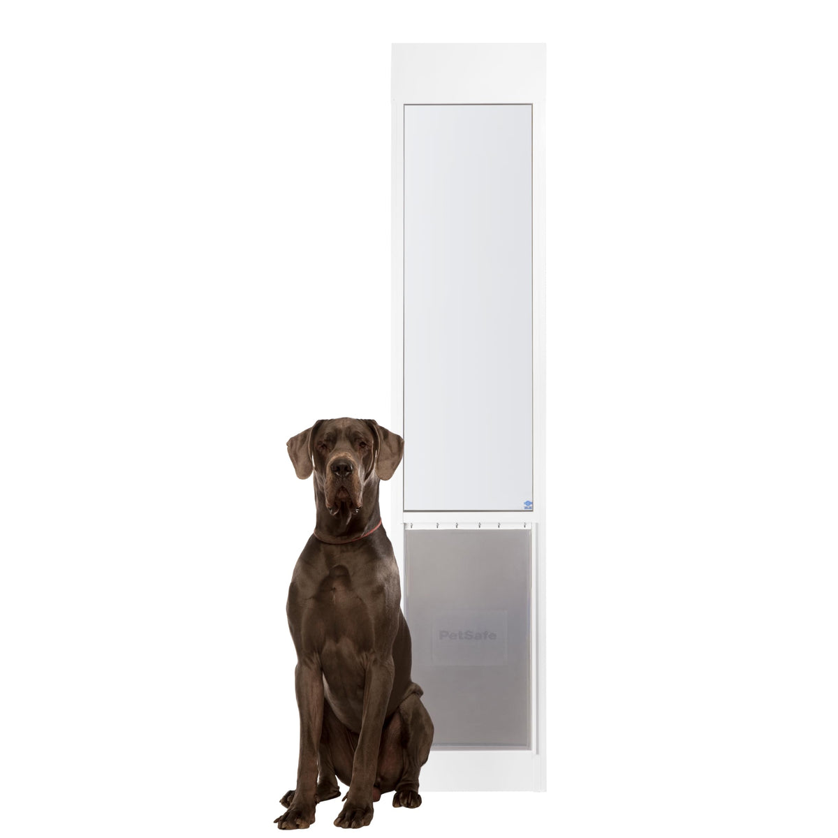 PetSafe Sliding Glass Pet Door, 1 Piece, Large-Tall Dogs to 130 lb, White