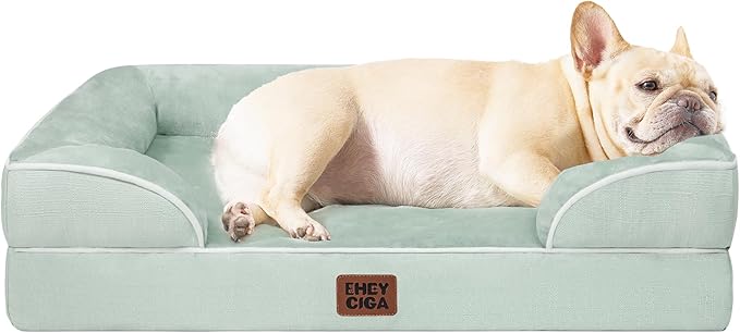 EHEYCIGA Orthopedic XXL Dog Bed, Waterproof Washable XL Big Pet Bed 48" — 24.0"l X 18.0"w X 6.0"th
