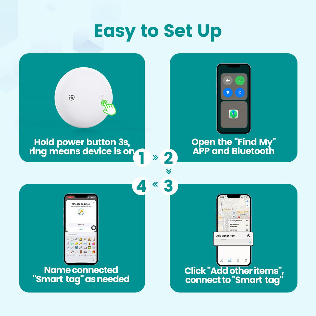 PawView Smart Pet Tracker for Collar - Dog Trackers Location for Pet with Holder, No Monthly Fee, Real-Time Tracking, iOS Only, Emergency Contact, Long-Lasting, Anti-Lost Tracker for Cats, Bag Straps