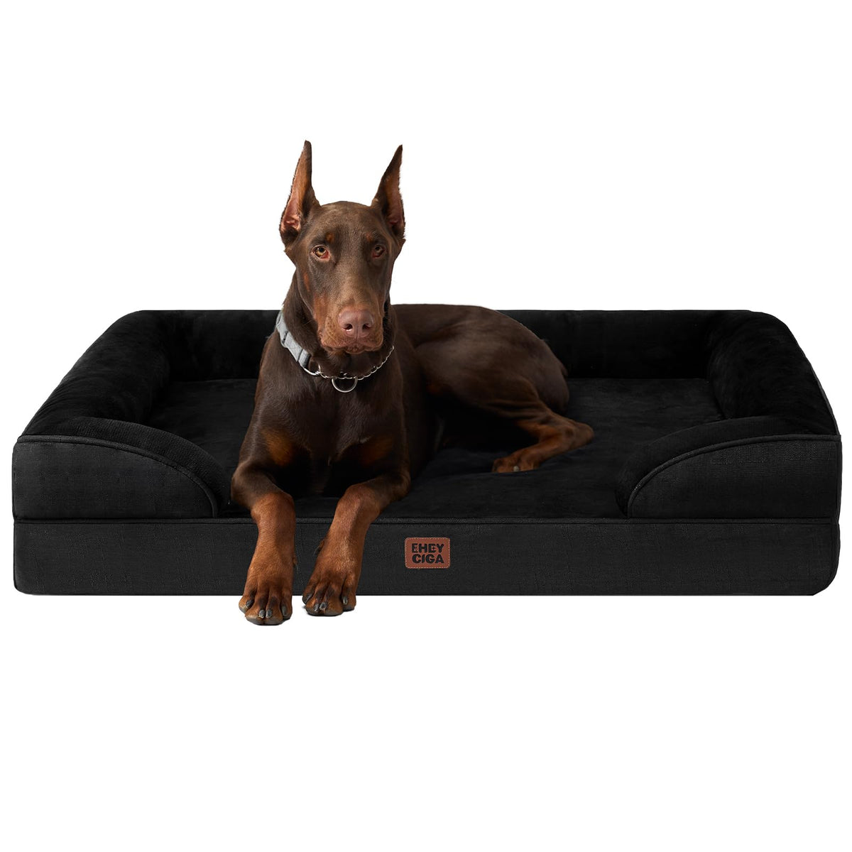 EHEYCIGA Orthopedic XXL Dog Bed, Waterproof Washable XL Big Pet Bed 52"