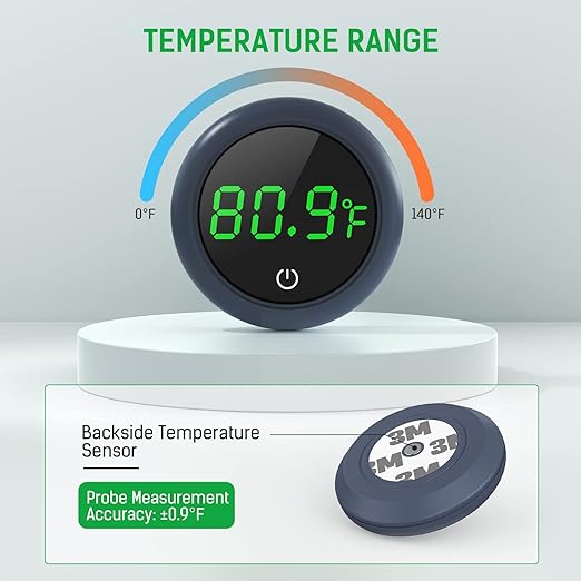 PAIZOO Aquarium Thermometer Digital, Highly Accurate Fish Tank Thermometer